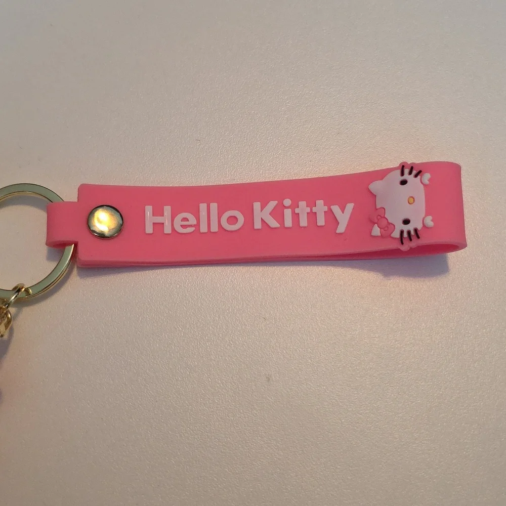 Hello Kitty Wristlet Keychain Pink - NWOT